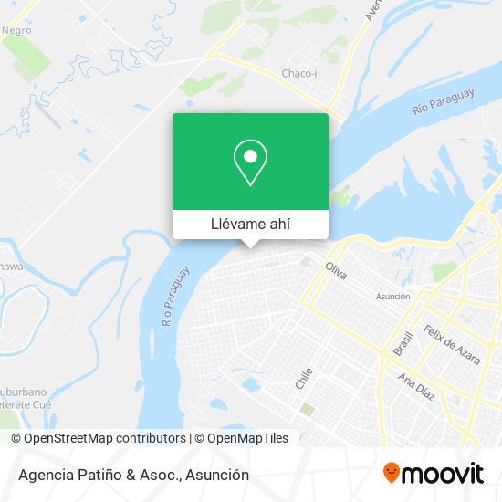Mapa de Agencia Patiño & Asoc.