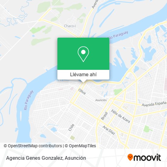 Mapa de Agencia Genes Gonzalez
