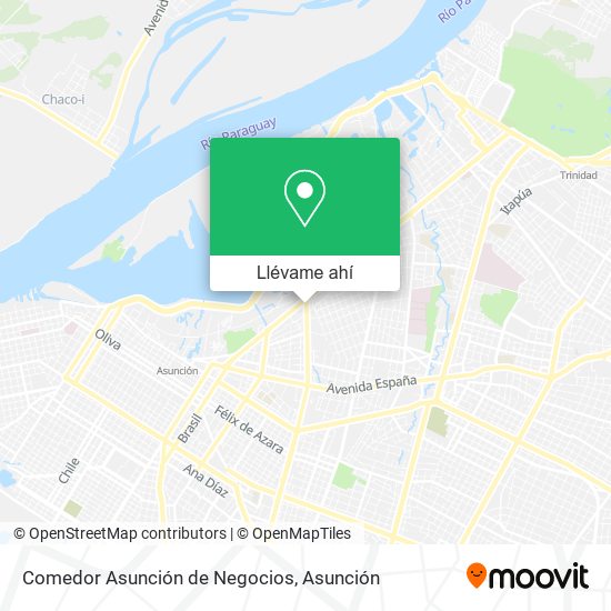 Mapa de Comedor Asunción de Negocios