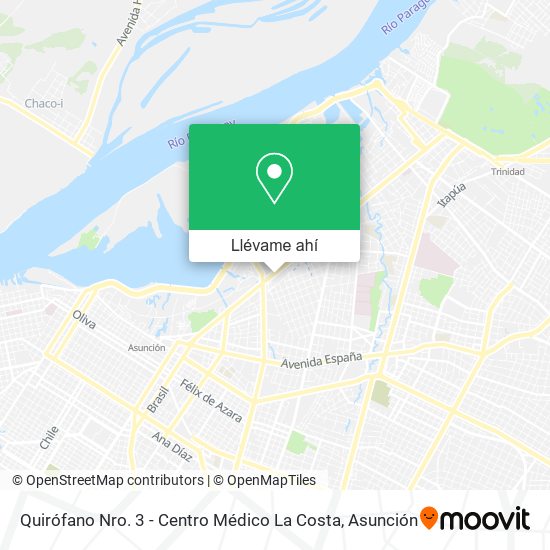 Mapa de Quirófano Nro. 3 - Centro Médico La Costa