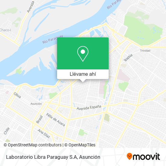 Mapa de Laboratorio Libra Paraguay S.A