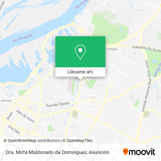 Mapa de Dra. Mirta Maldonado de Dominguez