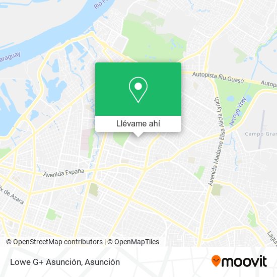 Mapa de Lowe G+ Asunción