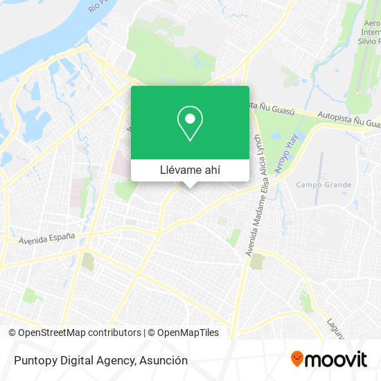 Mapa de Puntopy Digital Agency