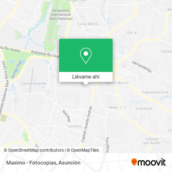 Mapa de Maximo - Fotocopias