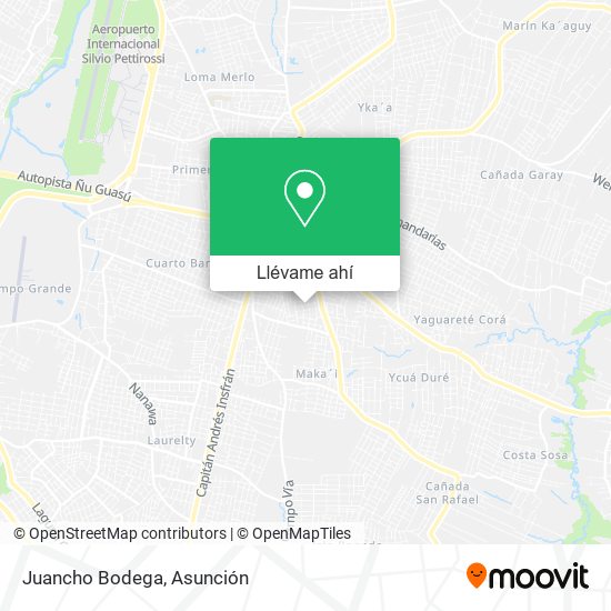 Mapa de Juancho Bodega