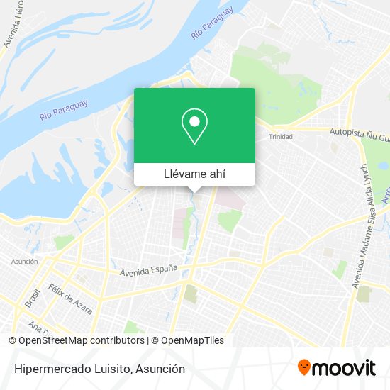 Mapa de Hipermercado Luisito