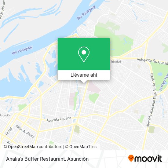 Mapa de Analia's Buffer Restaurant