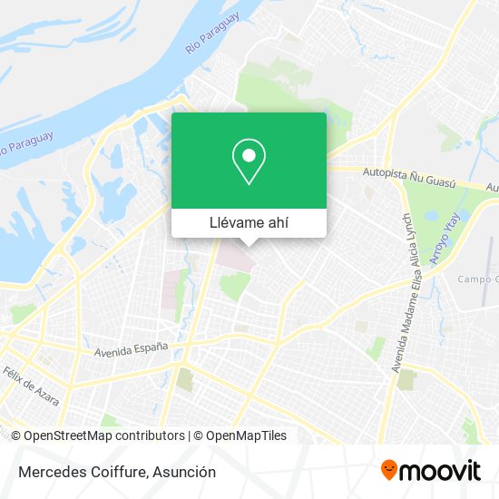 Mapa de Mercedes Coiffure