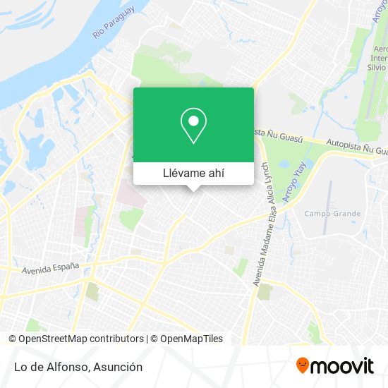 Mapa de Lo de Alfonso