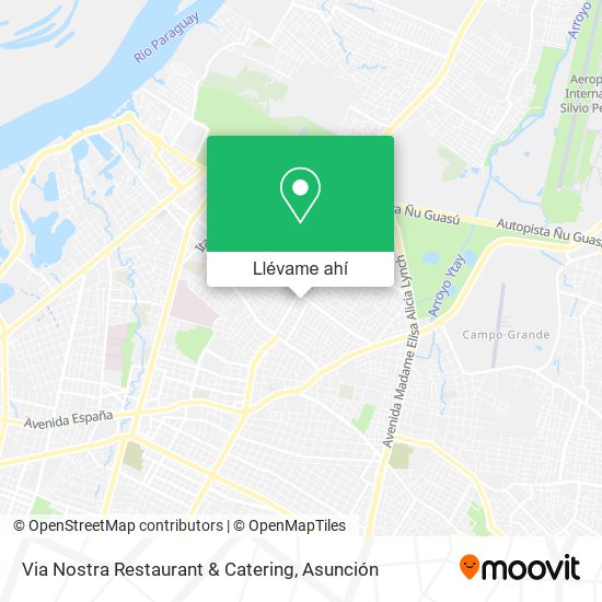 Mapa de Via Nostra Restaurant & Catering
