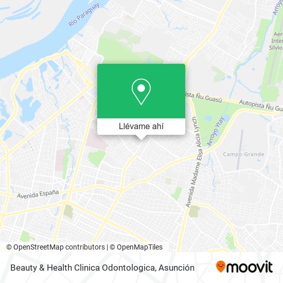 Mapa de Beauty & Health Clinica Odontologica