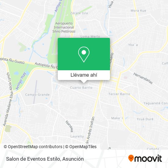 Mapa de Salon de Eventos Estilo