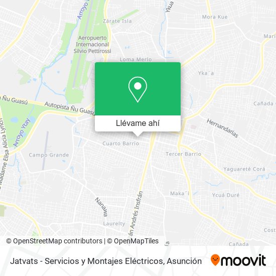 Mapa de Jatvats - Servicios y Montajes Eléctricos