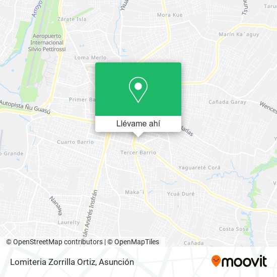 Mapa de Lomiteria Zorrilla Ortiz