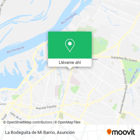 Mapa de La Bodeguita de Mi Barrio