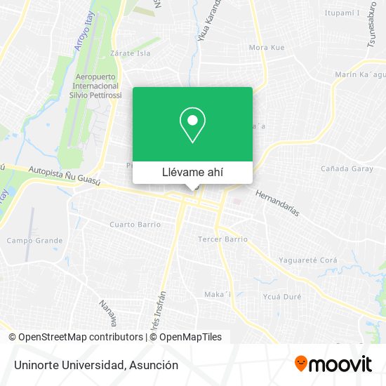 Mapa de Uninorte Universidad