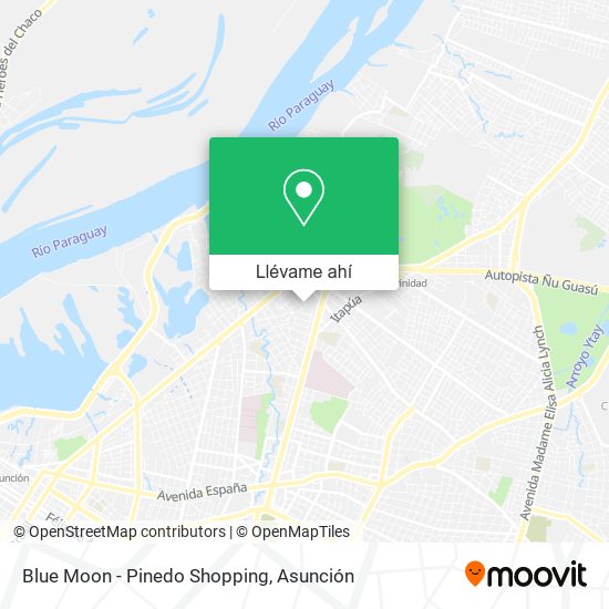 Mapa de Blue Moon - Pinedo Shopping