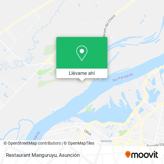 Mapa de Restaurant Manguruyu