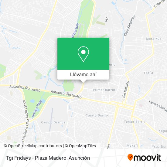 Mapa de Tgi Fridays - Plaza Madero