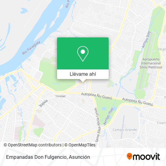 Mapa de Empanadas Don Fulgencio