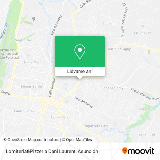 Mapa de Lomiteria&Pizzeria Dani Laurent