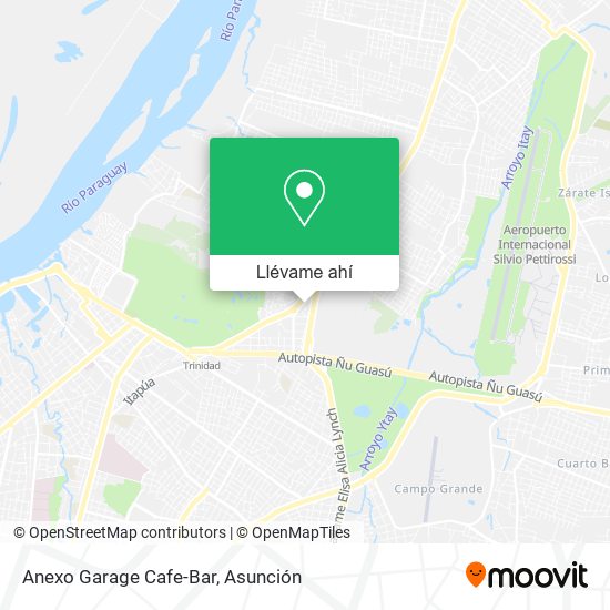 Mapa de Anexo Garage Cafe-Bar