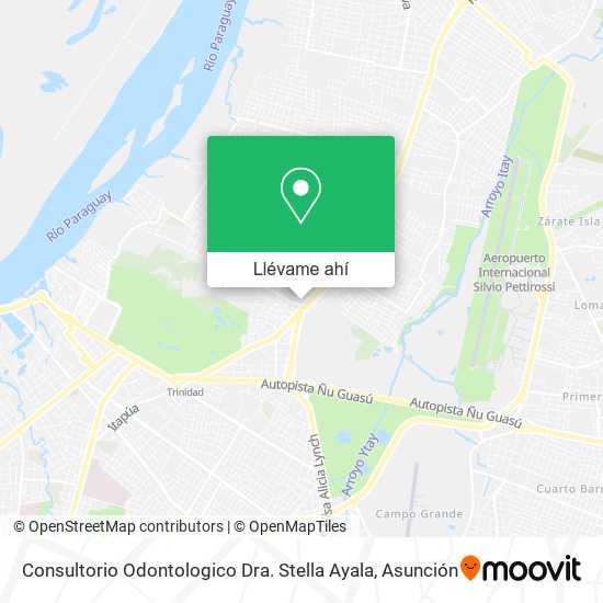 Mapa de Consultorio Odontologico Dra. Stella Ayala