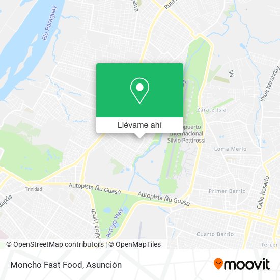 Mapa de Moncho Fast Food