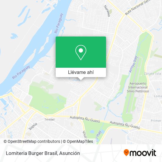 Mapa de Lomiteria Burger Brasil