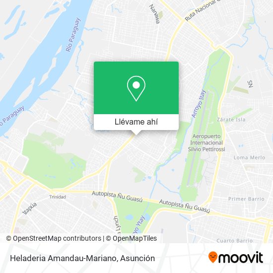 Mapa de Heladeria Amandau-Mariano