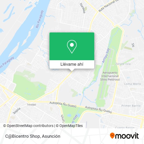 Mapa de C@Bicentro Shop
