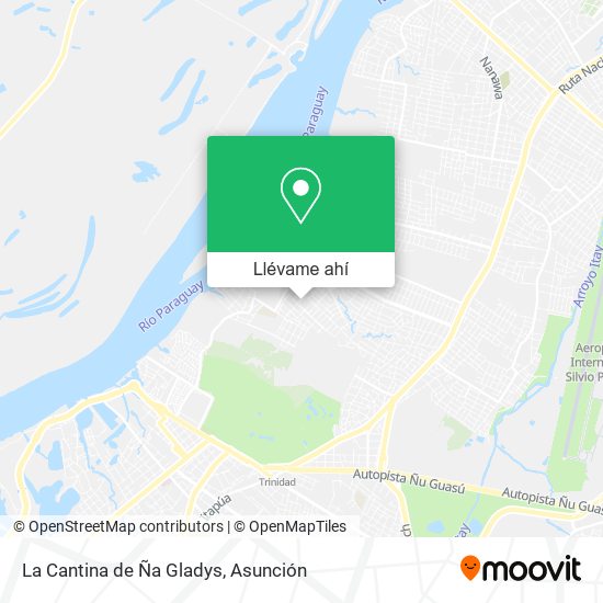Mapa de La Cantina de Ña Gladys