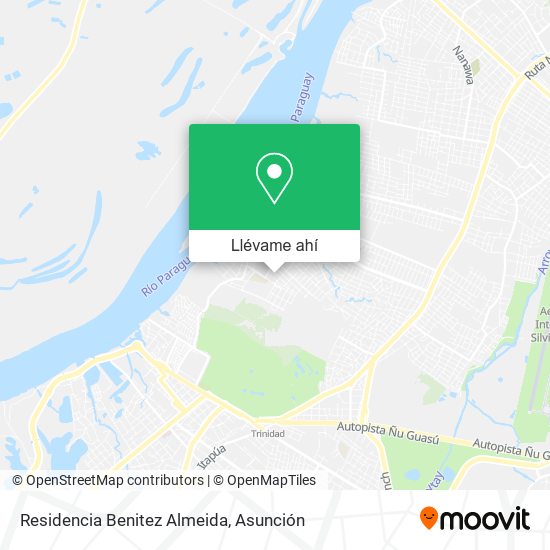 Mapa de Residencia Benitez Almeida