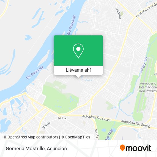 Mapa de Gomeria Mostrillo