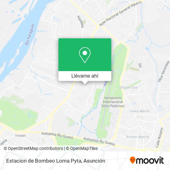 Mapa de Estacion de Bombeo Loma Pyta