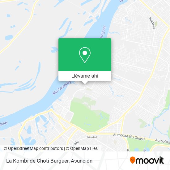 Mapa de La Kombi de Choti Burguer