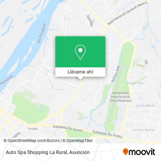 Mapa de Auto Spa Shopping La Rural