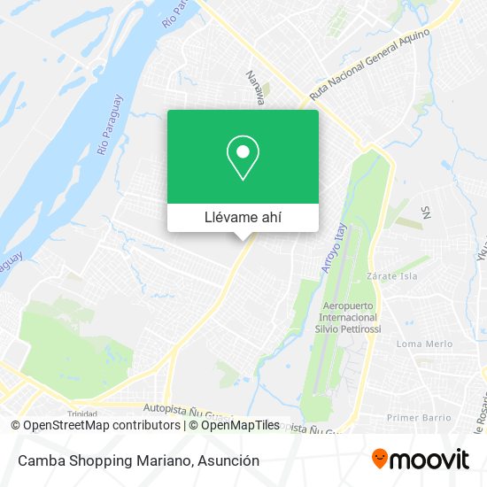 Mapa de Camba Shopping Mariano