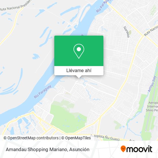 Mapa de Amandau Shopping Mariano