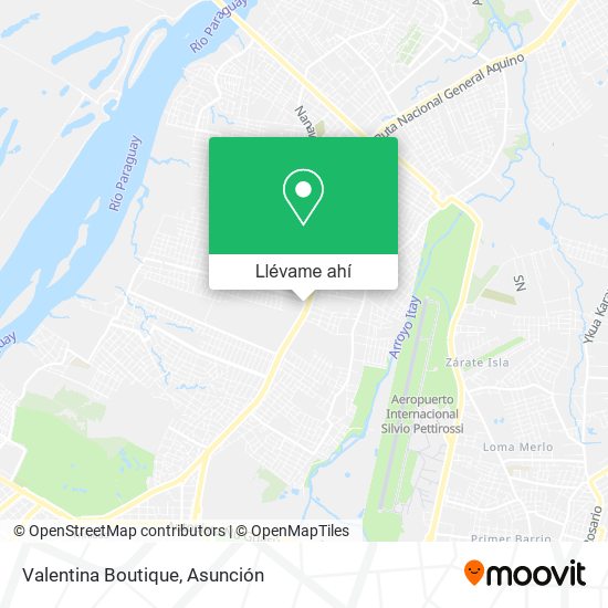 Mapa de Valentina Boutique