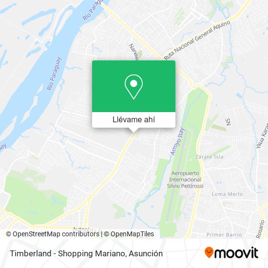 Mapa de Timberland - Shopping Mariano