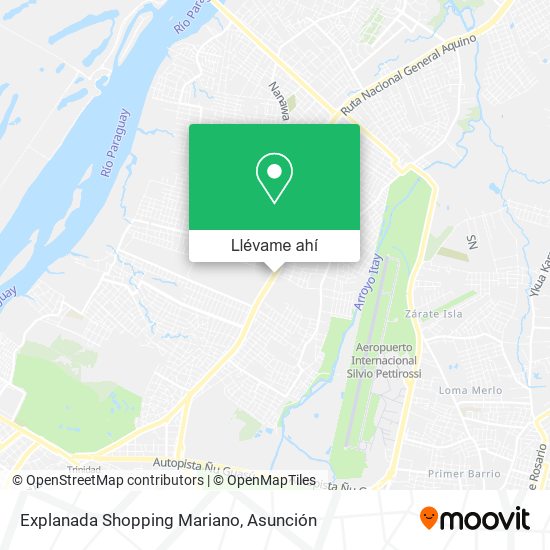 Mapa de Explanada Shopping Mariano