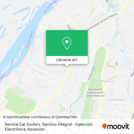 Mapa de Service Car Godie's. Servicio Integral - Inyección Electrónica