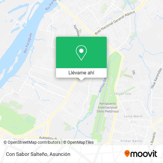 Mapa de Con Sabor Salteño