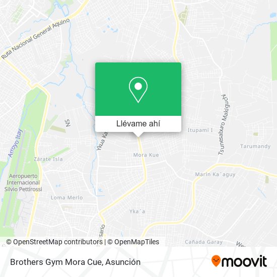 Mapa de Brothers Gym Mora Cue