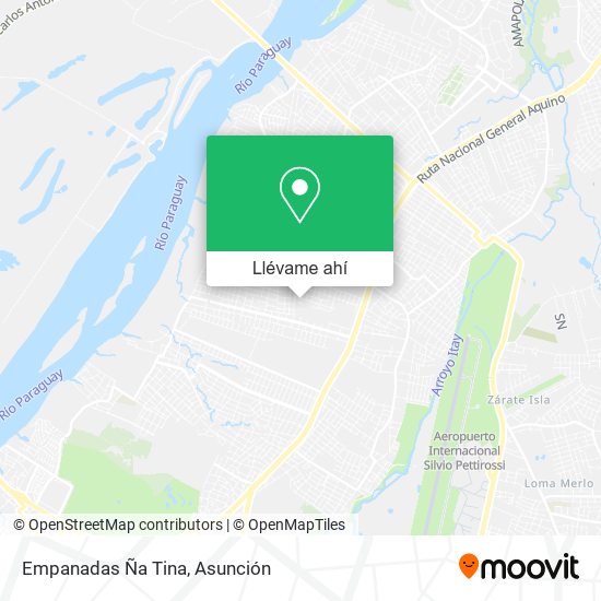 Mapa de Empanadas Ña Tina