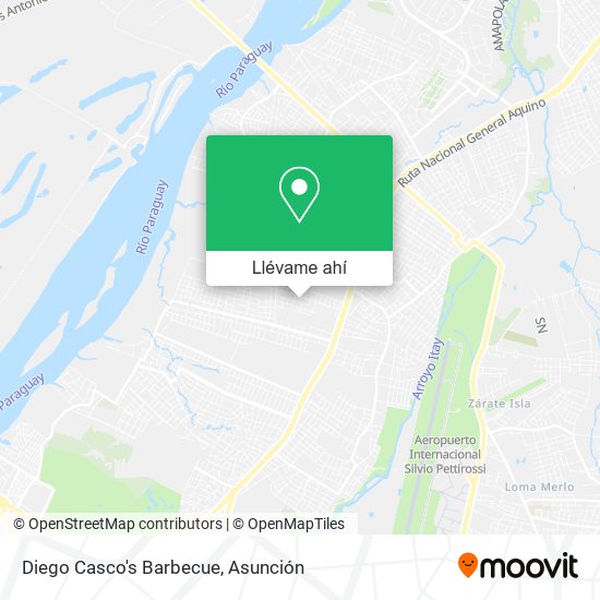 Mapa de Diego Casco's Barbecue