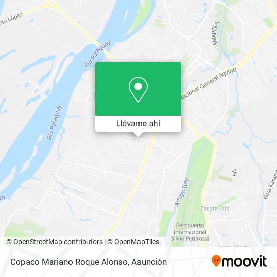 Mapa de Copaco Mariano Roque Alonso