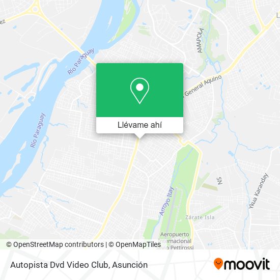 Mapa de Autopista Dvd Video Club